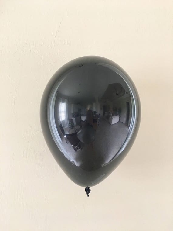 Black 11 inch Latex Balloon~Black Bridal Shower~Black Baby Shower~Black Birthday~Black Wedding~Black Party Decor~Retirement~New Years Il_570xn
