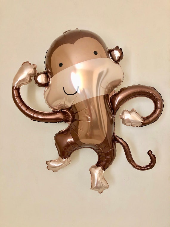Monkey Balloon~Jungle Party~Safari Party Balloon~Jungle Theme~Safari Theme~Monkey Balloon~Jumbo 40 inch Balloon~Circus Party Decor Il_570xn