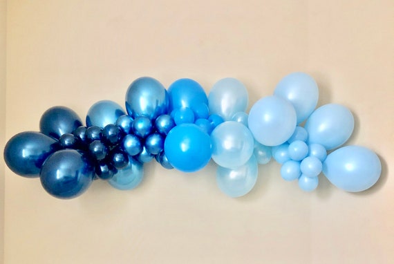 Blue Ombre Balloon Garland DIY Kit~Blue Balloons~Blue Bridal Shower~Blue Wedding~Boy Baby Shower~Blue Party Decor~Ombre Decor~Baby Boy Il_570xn