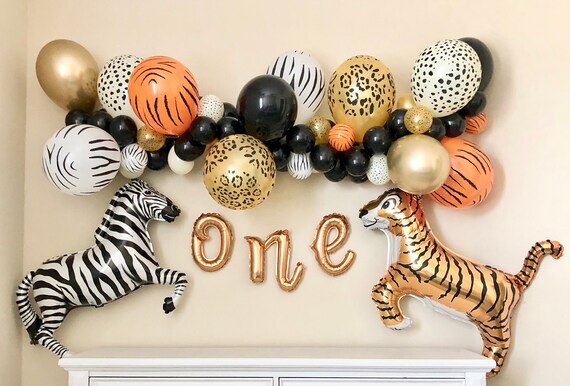Safari Jungle Balloon Garland DIY Kit~Wild One Party~First Birthday~Jungle Party~Wild One Theme~Wild One Birthday~Safari Theme~Jungle Theme Il_570xn