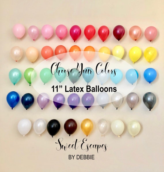 Latex Balloons Custom Colors~Choose Your Colors~Birthday~Wedding Balloons~Bridal Shower~Party Balloons~Mix and Match Balloons~First Birthday Il_570xn