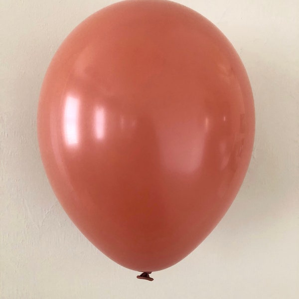 Burnt Orange 11 inch Matte Latex Balloon~Burt Orange Balloon~Matte Burnt Orange~Bridal Shower~Wedding~First Birthday~Baby Shower