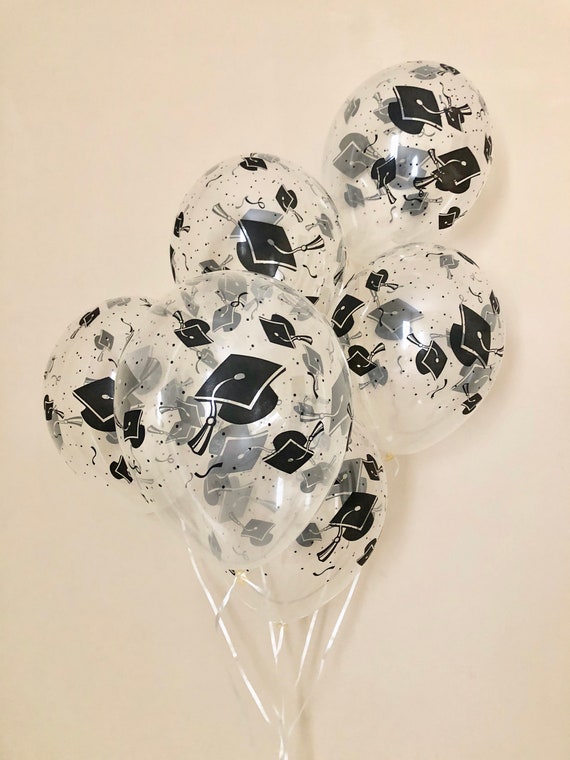 Graduation Cap 11" Latex Balloon~Grad Hat Balloon~Graduation Balloons~Virtual Graduation~Class of 2020~Graduation Party Balloons Il_570xn
