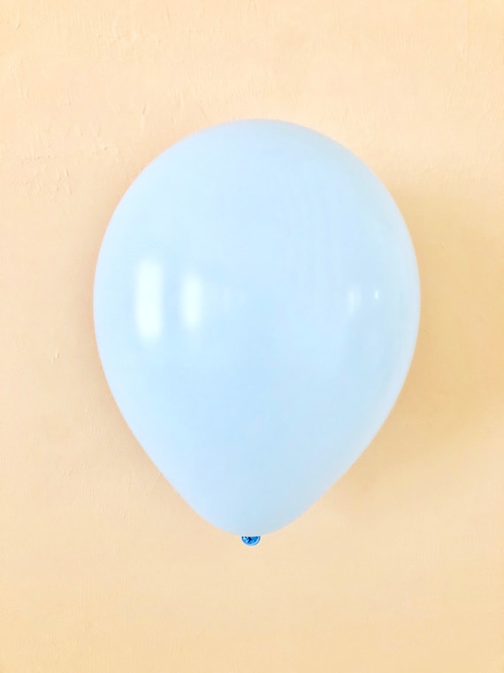 Pastel Matte Light Blue 11 inch Latex Balloon~Blue Bridal Shower~Blue Baby Shower~Blue Birthday~Blue Wedding~Light Blue Party Decor~Pastel Il_570xn