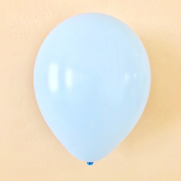 Pastel Matte Light Blue 11 inch Latex Balloon~Blue Bridal Shower~Blue Baby Shower~Blue Birthday~Blue Wedding~Light Blue Party Decor~Pastel