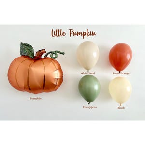 Little Pumpkin Balloons~First Birthday Little Pumpkin~Little Pumpkin Party~Little Pumpkin Decor~Little Pumpkin Baby Shower~Balloon Garland