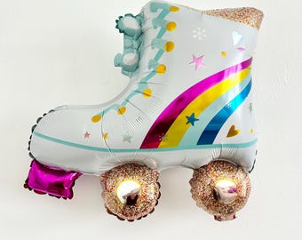 Roller Skate Mylar Balloon: 24-Inch 80s/90s Party Decor