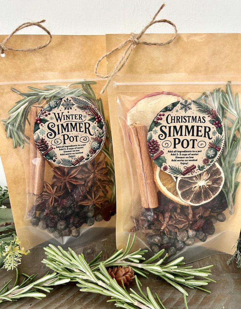 Christmas Simmer Pot Kit: Holiday Home Fragrance immagine 1