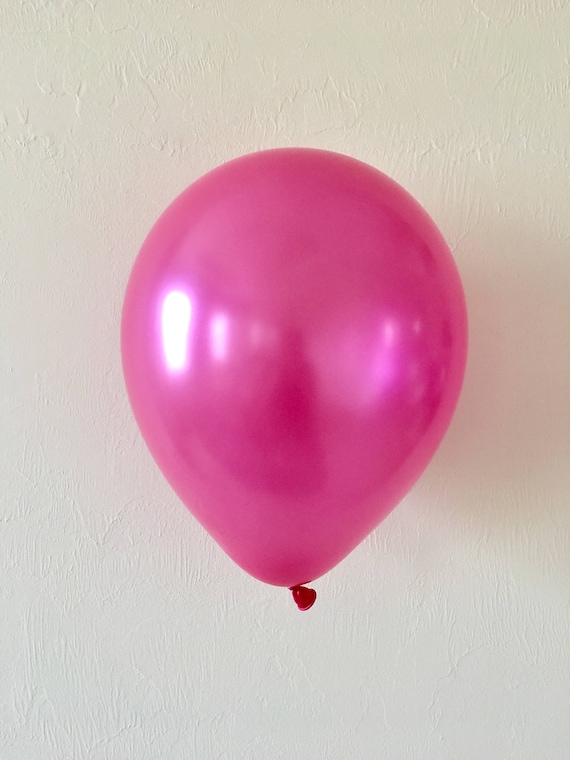 Pearl Magenta 11 inch Latex Balloon~Hot Pink/Magenta Balloon~Hot Pink Baby Shower~Hot Pink Birthday~Magenta Wedding~Hot Pink Party Decor Il_570xn