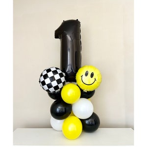 One Happy Dude DIY Balloon Tower Kit~One Cool Dude~One Happy Dude Birthday~Smiley Balloon~One Groovy Dude~First Birthday Party Decor