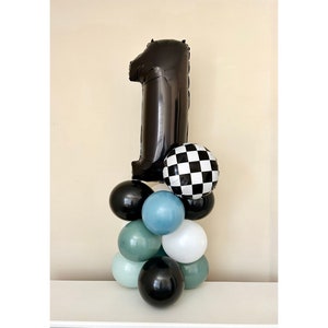 Race Car DIY Balloon Tower Kit~Two Fast Birthday~Race Car Party Decorations~Fast One Birthday~Race Car Birthday~Vintage Car Birthday Party