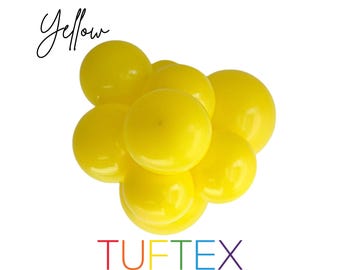 Yellow Tuftex Latex Balloons: Party Decor, Bridal Shower, Baby Shower
