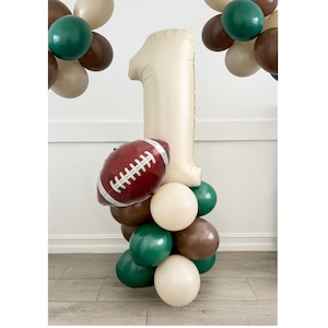 Football Balloon Tower~Rookie of the Year First Birthday Theme~First Year Down Football Party~First Birthday~Football Balloon~Football Party