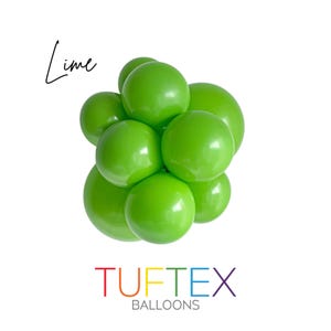 Lime Latex Balloons~Bridal Shower~Baby Shower~Birthday~Wedding~Party Decor~Balloon Garland Premium Latex Balloons~Lime Balloons