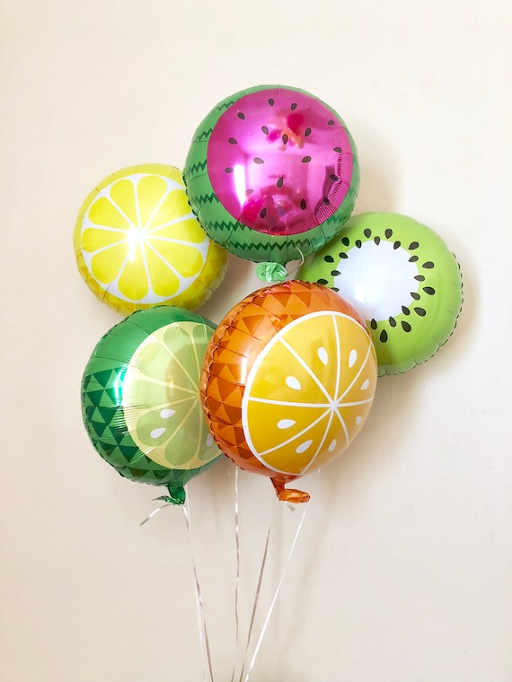 Fruit Balloons~Tutti Fruity Party~Tropical Party~One in a Melon Party~Twoti Fruitti Party~Tutti Fruity Balloons~Lemon~Lime~Watermelon~Orange Il_570xn