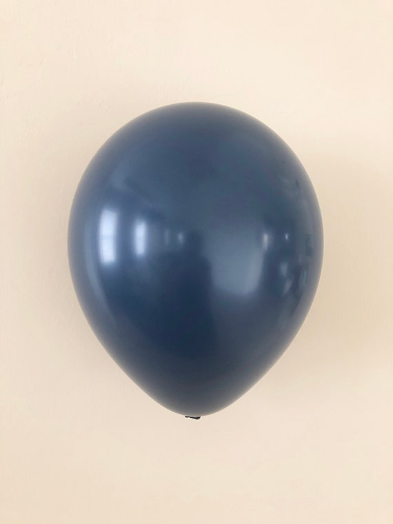 Navy 11 inch Latex Balloon~Navy Bridal Shower~Navy Baby Shower~Navy Birthday~Navy Wedding~Navy Decor~Pearl Navy Balloon~Navy Party Il_570xn