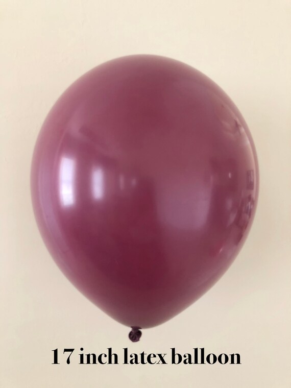 Sangria 17 inch Latex Balloon~Bridal Shower~Baby Shower~Birthday~Wedding~Party Decor~Balloon Garland~Sangria Jumbo Balloon~Wine Color Latex Il_570xn