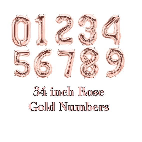 age number balloons