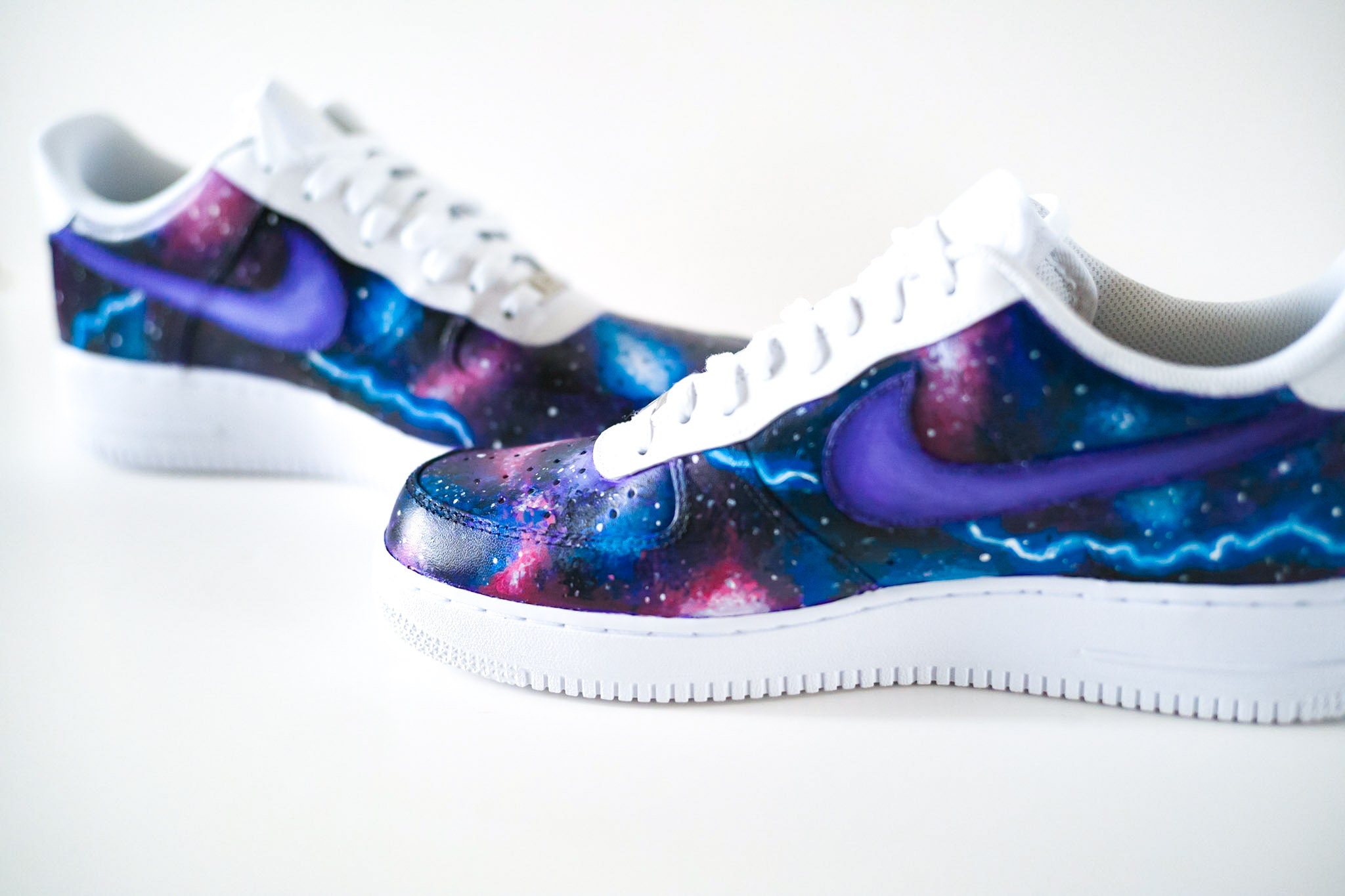 Hand Painted Custom Galaxy/space AF1 Etsy