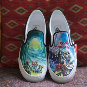 iron maiden vans shoes