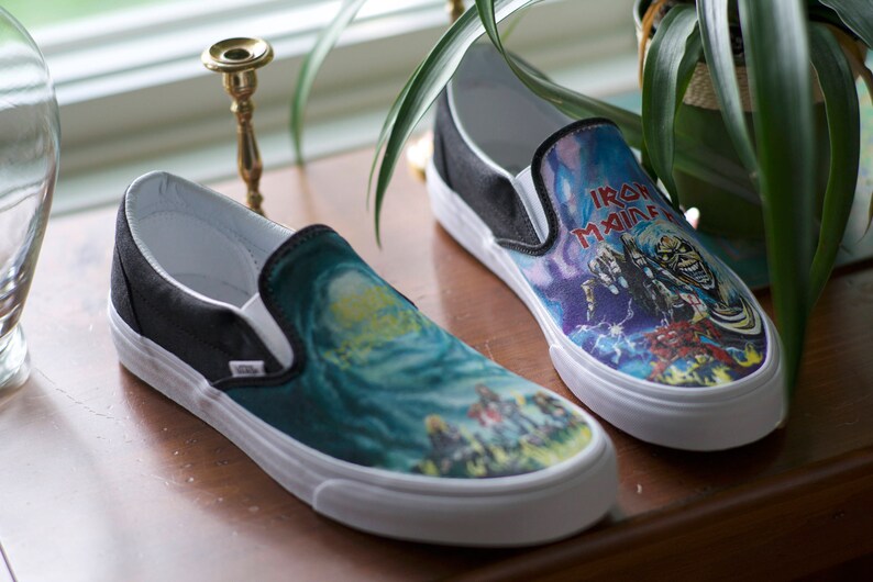 iron maiden vans shoes
