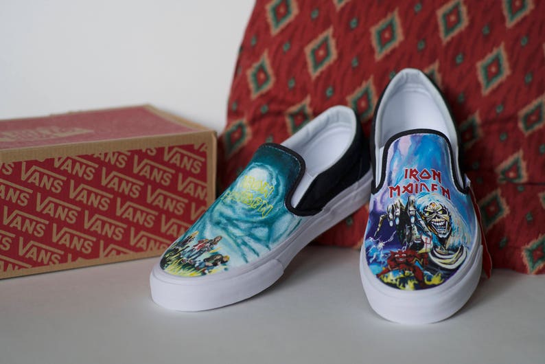 iron maiden vans shoes