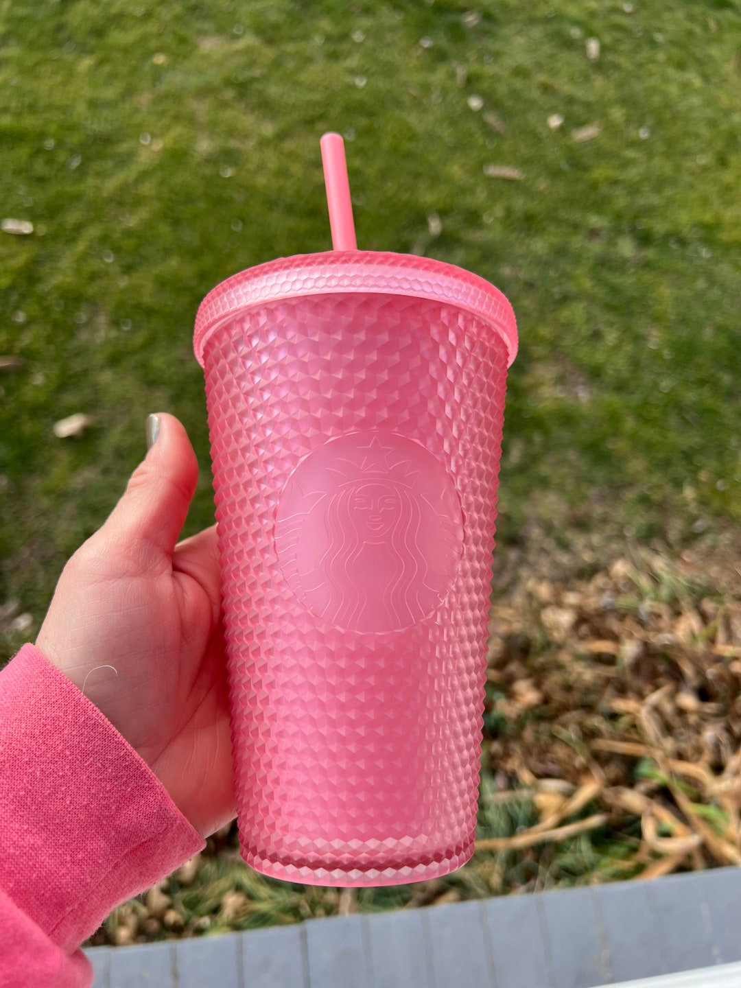 Starbucks 2022 Limited Edition Pink Lemonade Jelly Studded 16oz Grande