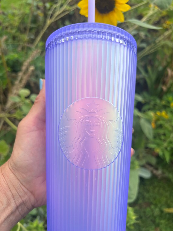 Starbucks 2023 Fall Purple/Lilac Aurora Iridescent Pleated Soft Touch Tumbler  Cup for Sale in Severn, MD - OfferUp