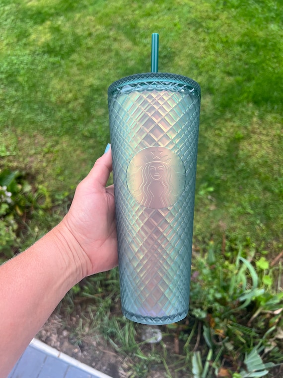 Starbucks 2023 Spring Green Stainless Steel Soft Touch 24oz  Venti Tumbler: Tumblers & Water Glasses