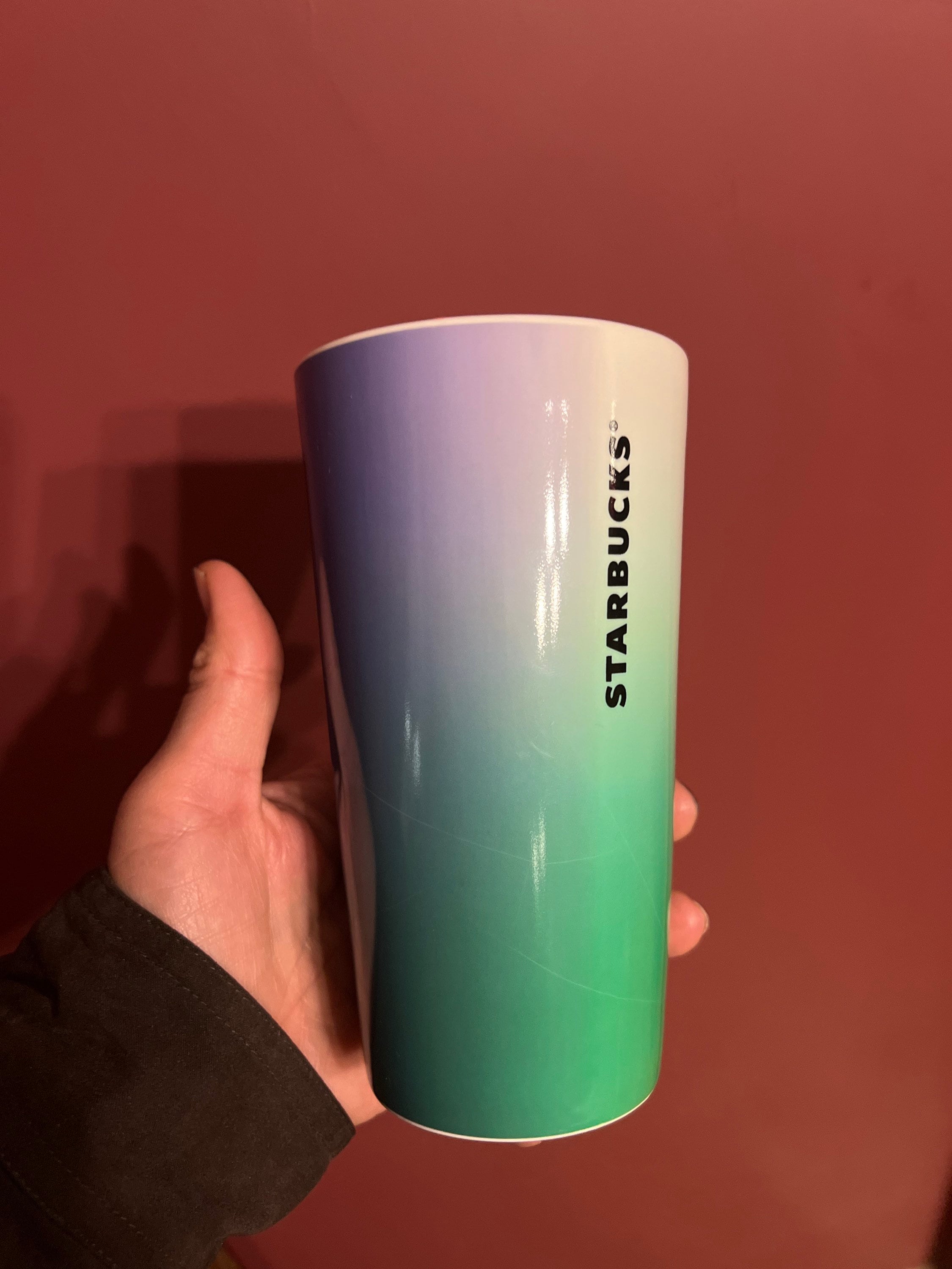 NWT Starbucks Mint Green Speckled 2022 Easter Ceramic Travel Mug