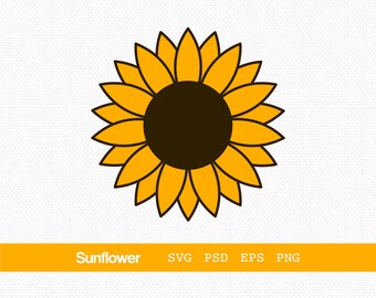Free Free 186 Clipart Sunflower Simple SVG PNG EPS DXF File