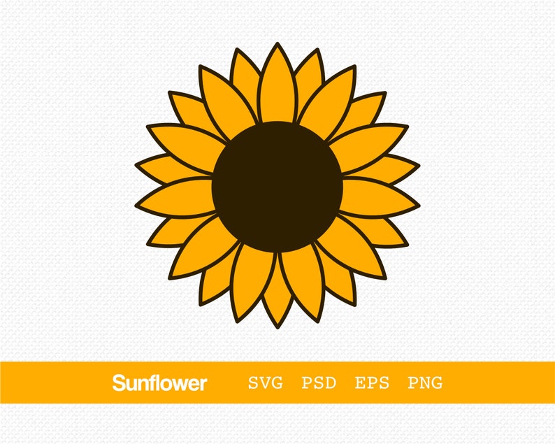 Free Free 96 Simple Sunflower Svg Free SVG PNG EPS DXF File