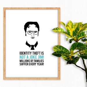 Homazing The Office Gifts - Dwight Schrute Poster with Frame 8x10 - Funny Wall Art for Office, Apartment, Funy Decor for Men Wom