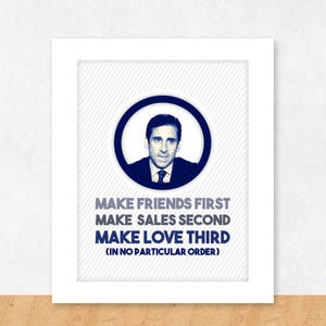 The Office TV Show Poster, Michael Scott Poster, Michal Scott Digital Print, The Office TV Art, The Office Poster, The Office Quotes
