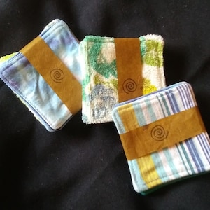 Mehrzwecktücher, 3 Packungen mit je 6 wiederverwendbaren Tüchern aus recycelter Baumwolle, umweltfreundliches Küchentuch, Make-up-Entfernertücher, Babytücher