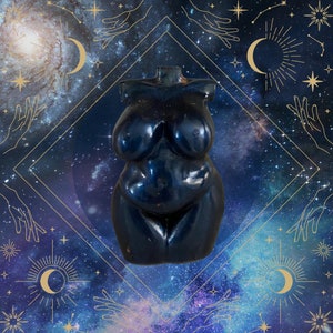Dark Blue Curvy Goddess Body Figures