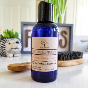 Cinnamon Scalp Serum Mask Treatment // With Rosemary, Peppermint + Extra Virgin Olive Oil. Exfoliating + Nourishing Hair Treatment.