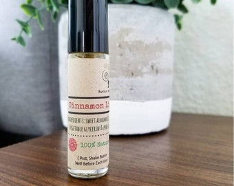 100% Pure Cinnamon Oil Lip Plumper // All-Natural Moisturizing + Nourishing Formula