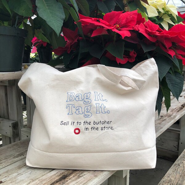 Bag it Tag it ~ Phish~ Reba lyrics Canvas Market Bag