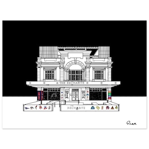 The Rechabite - Perth Shop & Building Series - Stampa su carta opaca premium da 200 g/m²