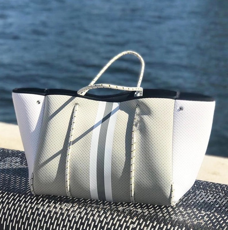 Neoprene tote bag neoprene gym bag neoprene beach bag neoprene Etsy