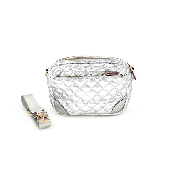 Crossbody bag lightweight quilted nylon bag with adjustable strap lightweight handbag quilted bag many colors