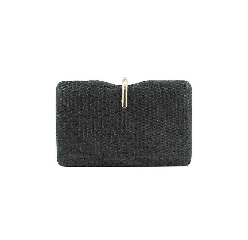 Straw clutch gold clutch grey clutch black clutch beach wedding clutch wedding clutch party clutch summer clutch summer handbag summer purse image 5