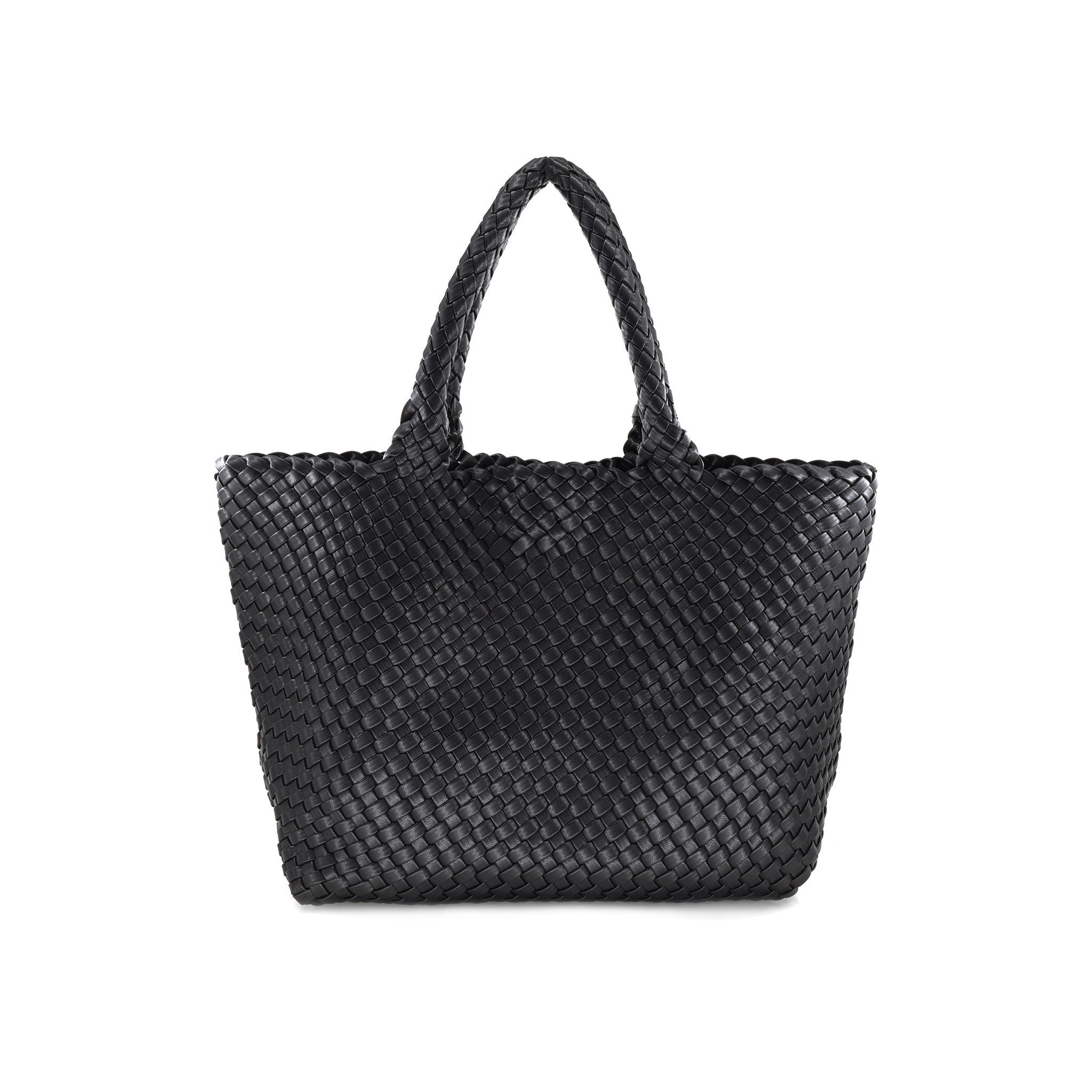 Large woven shop tote bag