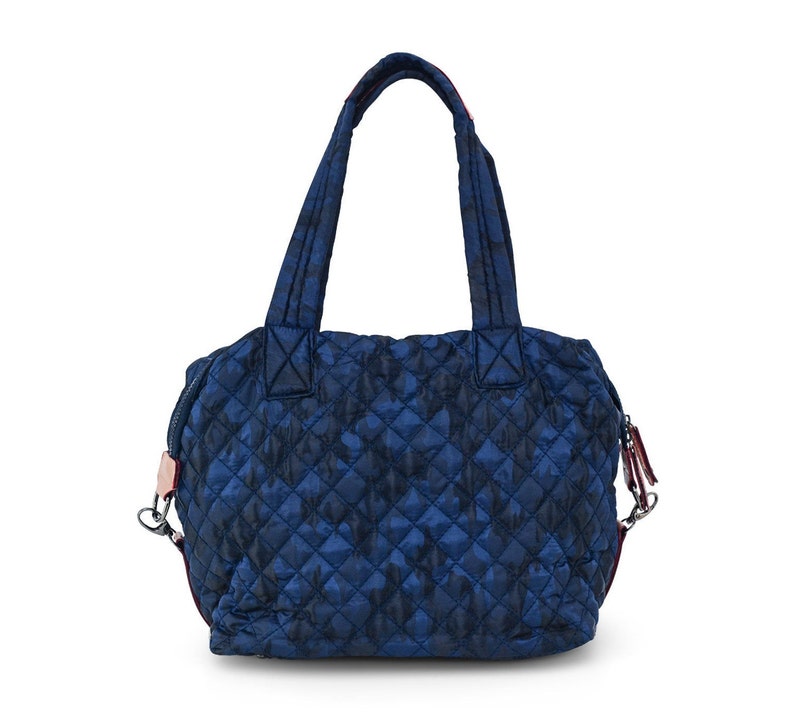 Quilted Lightweight Tote Nylon Tote Bag Camouflage Handbag Etsy