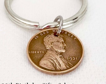 90th Birthday, 90th Birthday Gift, 90 Year Old Gift, 90th Birthday Gift Ideas, 90th Birthday Party Favors, 1936 Wheat Penny, 1936 Birthday