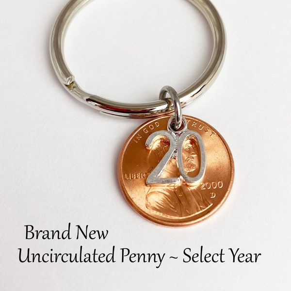 Cadeau 20e anniversaire, Cadeau 20e anniversaire pour mari, Cadeau 20e anniversaire pour femme, Penny 2005, Cadeaux 20e anniversaire pour homme, Pour elle