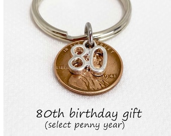 80th Birthday, 80th Birthday Gift for Dad, 80th Birthday Gift for Men, 80 Birthday Party, 1944 Birthday 1944 Penny, 80 Birthday Gift for Mom