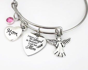 Memorial Gift, Mom Memorial Bracelet, Memorial Jewelry, In Memory of Mom, Sympathy Gifts, Gift Loss of Mother, Loss of Mom, Grief Gift