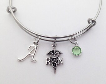 Nurse Graduation, Nurse Gift, Nurse Jewelry, RN Gifts, Graduation Gift for Nurse, Nurse Bracelet, Nurse Graduation Gift, Nurse Gift Ideas